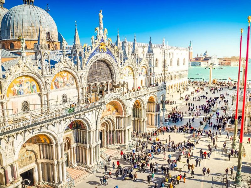 Londres, Paris, Alpes e Italia 1